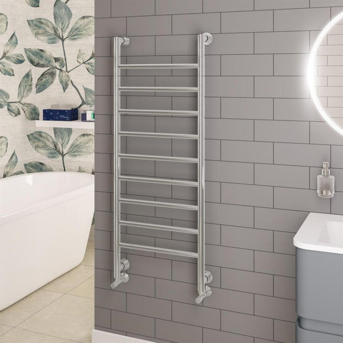 Eastbrook Eshton Vertical Designer Heated Towel Rail - Chrome