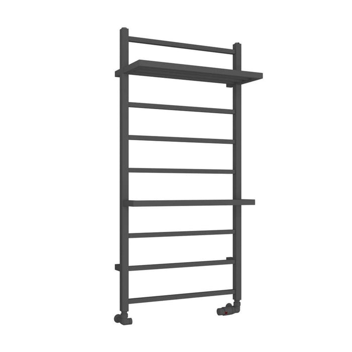 Eastbrook Launton Vertical Straight Heated Towel Rail - Matt Anthracite