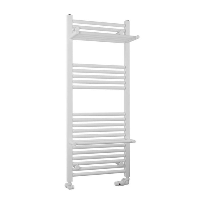 Eastbrook Haddenham Vertical Straight Heated Towel Rail - Matt White