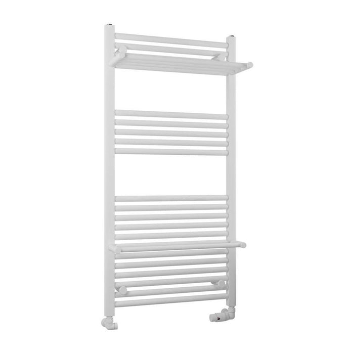 Eastbrook Haddenham Vertical Straight Heated Towel Rail - Matt White