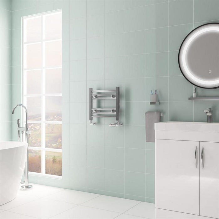 Eastbrook Biava Multirail HV Vertical Straight Heated Towel Rail - Chrome