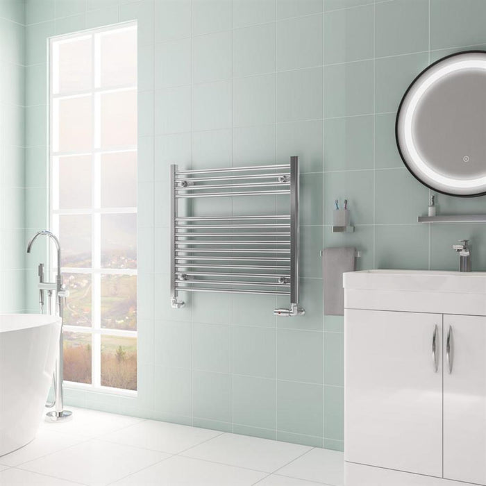 Eastbrook Biava Multirail HV Vertical Straight Heated Towel Rail - Chrome