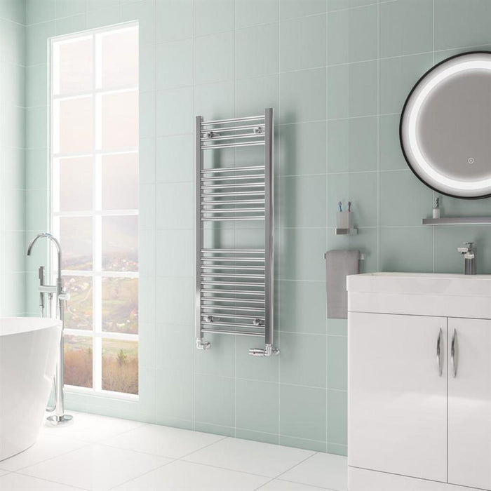 Eastbrook Biava Multirail HV Vertical Straight Heated Towel Rail - Chrome