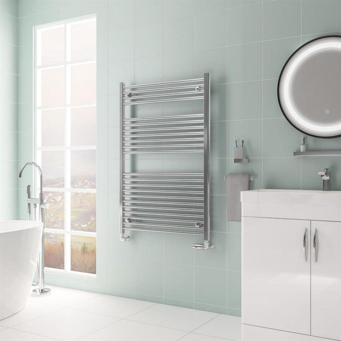 Eastbrook Biava Multirail HV Vertical Straight Heated Towel Rail - Chrome