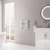 Eastbrook Biava Multirail HV Vertical Straight Heated Towel Rail - Gloss White