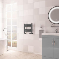 Eastbrook Biava Multirail HV Straight Heated Towel Rail - Matt Anthracite
