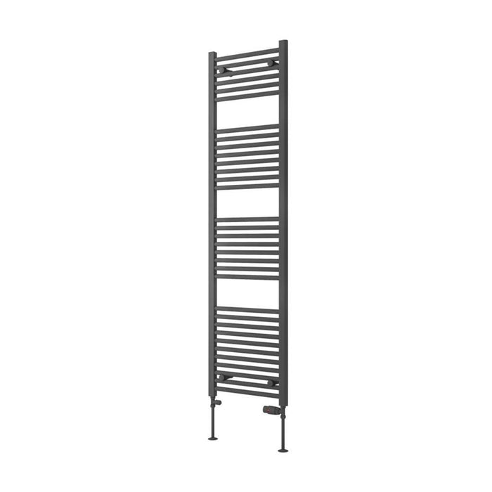 Eastbrook Biava Multirail HV Straight Heated Towel Rail - Matt Anthracite