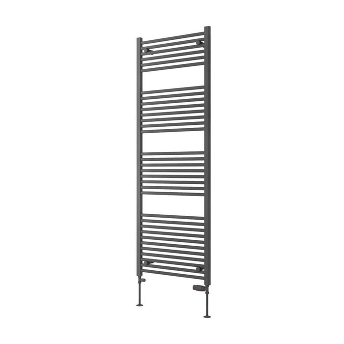 Eastbrook Biava Multirail HV Straight Heated Towel Rail - Matt Anthracite