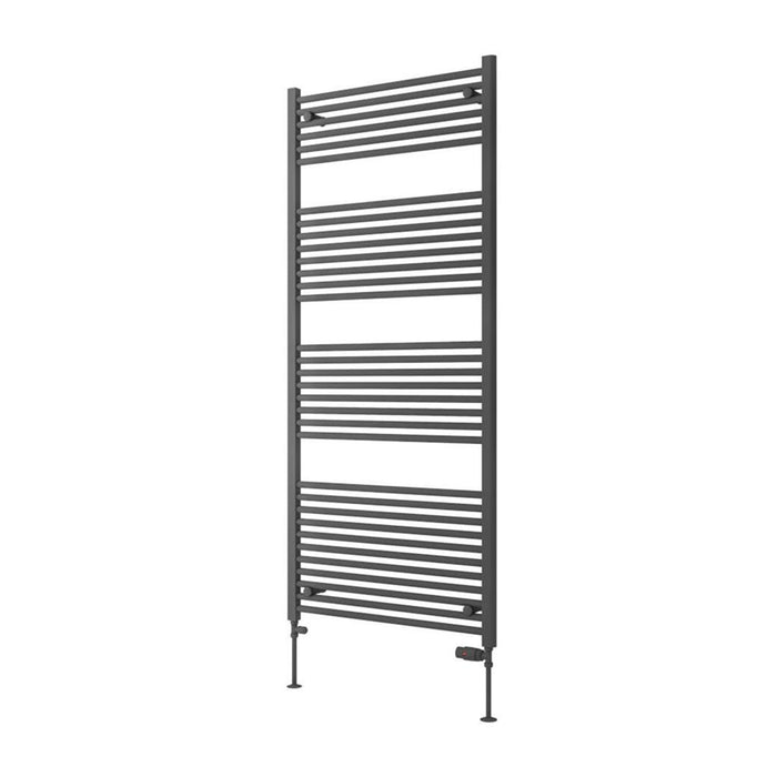 Eastbrook Biava Multirail HV Straight Heated Towel Rail - Matt Anthracite
