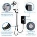 Triton Amore DuElec Electric Shower - 9.5kW - Gloss Black