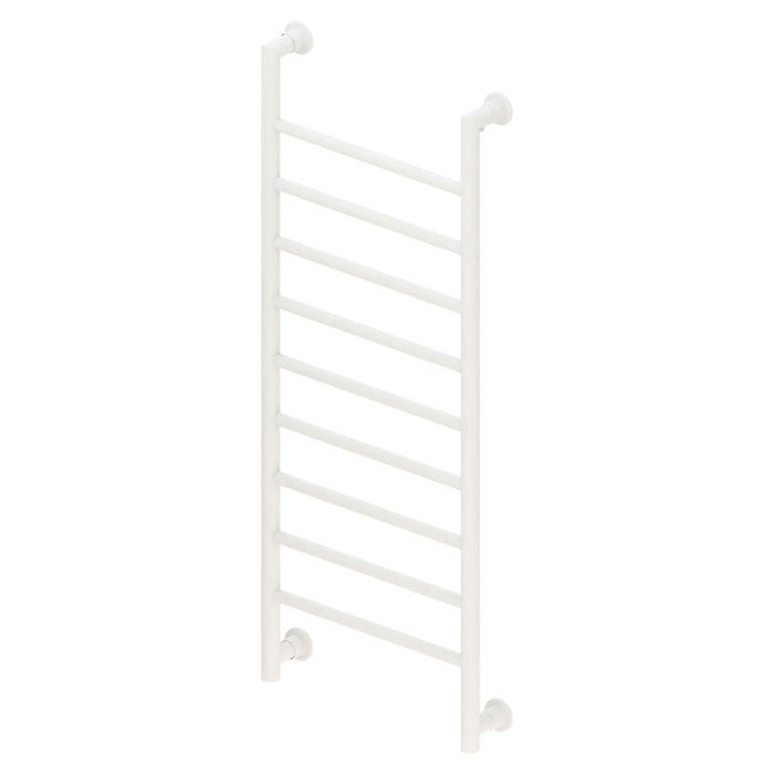 Eastbrook Eshton Vertical Designer Heated Towel Rail - Matt White