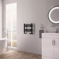 Eastbrook Biava Multirail HV Straight Heated Towel Rail - Matt Black