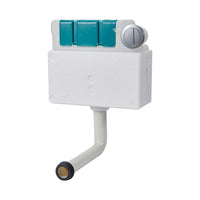 Tailored Pneumatic Dual Flush Concealed Cistern with Polystyrene Jacket & Flush Button