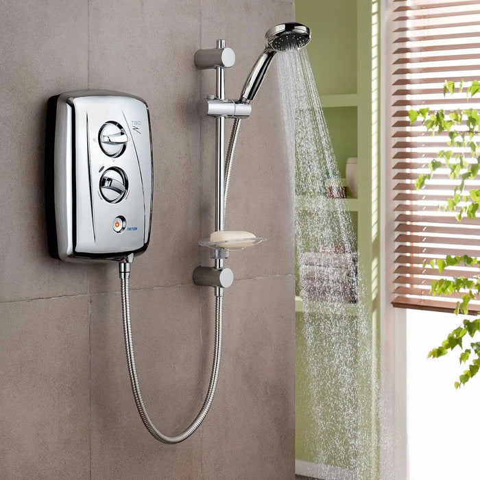 Triton T80Z Fast-Fit Electric Shower - Polished Chrome
