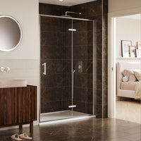 Merlyn 6 Series Sleek Recessed Hinged Shower Door And Inline Panel