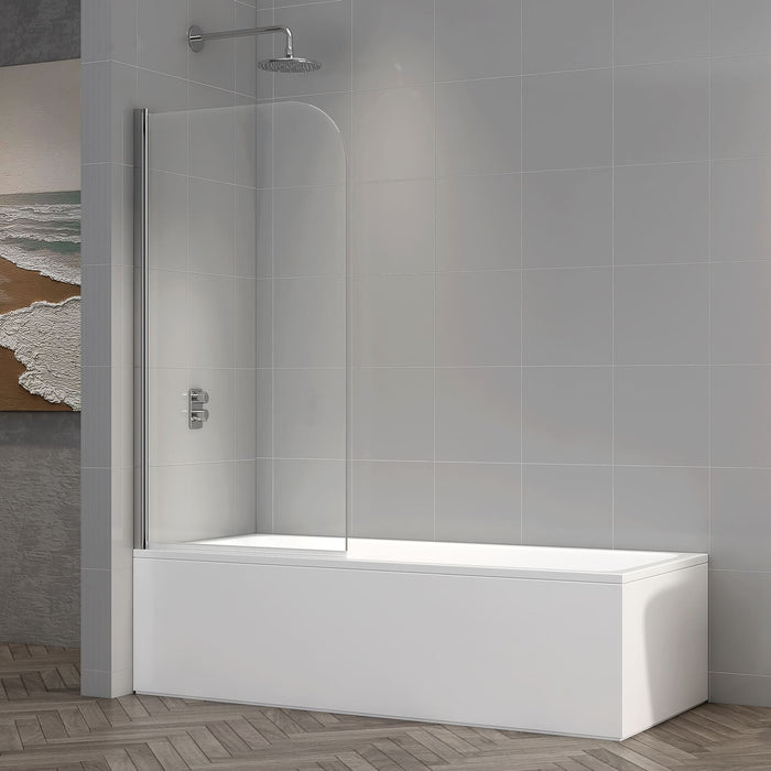 Tailored TI6 6mm Hinged Bathscreen 780mm x 1400mm