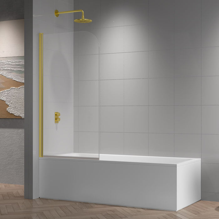 Tailored TI6 6mm Hinged Bathscreen 780mm x 1400mm