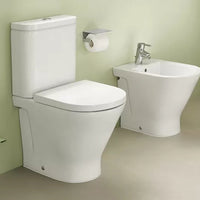 Roca The Gap Rimless Compact Back to Wall Close Coupled Toilet with Soft Close Seat & Cistern