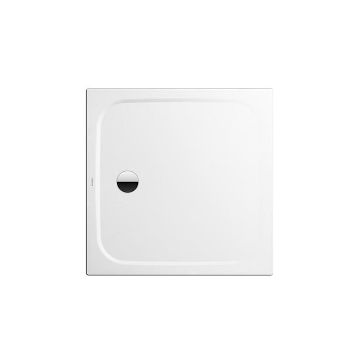 Tailored Low Profile Square Shower Tray with Waste - White