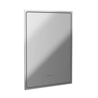 Vado Groove Rectangular Frameless Illuminated LED Mirror with Demister