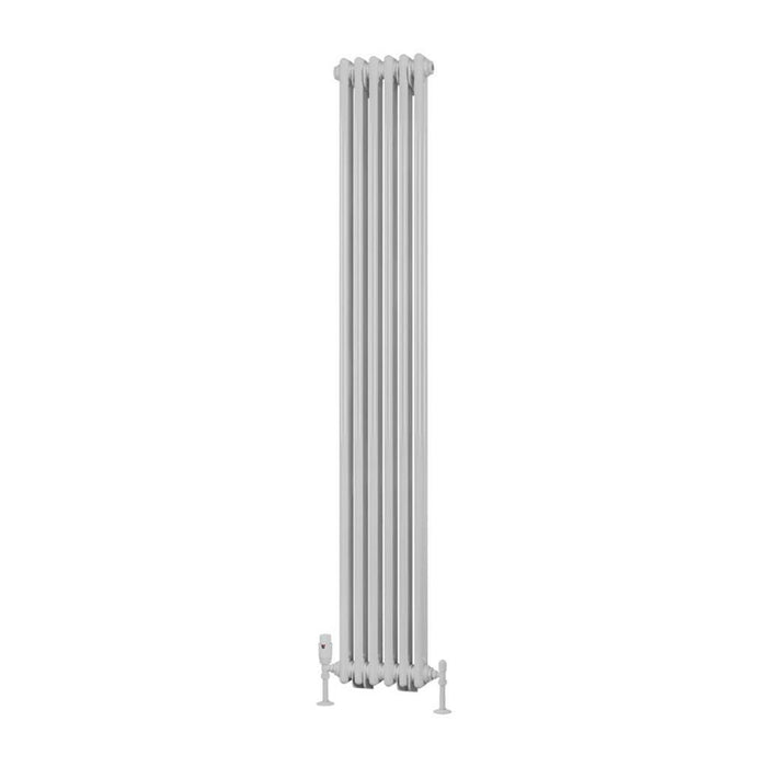 Eastbrook Rivassa 2 Column Vertical Designer Radiator - White