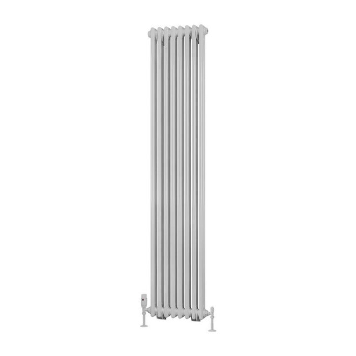 Eastbrook Rivassa 2 Column Vertical Designer Radiator - White