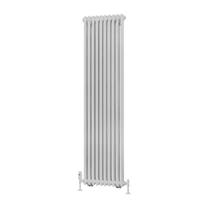 Eastbrook Rivassa 2 Column Vertical Designer Radiator - White