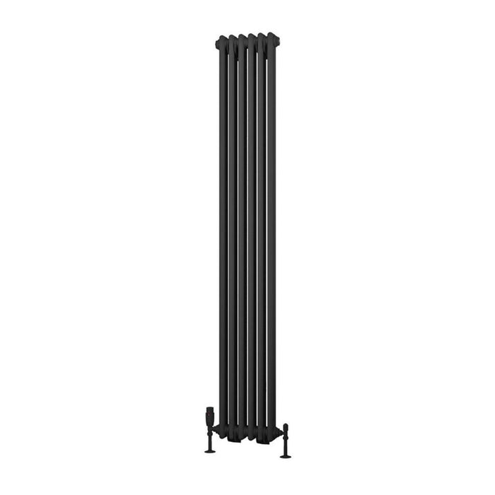 Eastbrook Rivassa 2 Column Vertical Designer Radiator - Matt Anthracite
