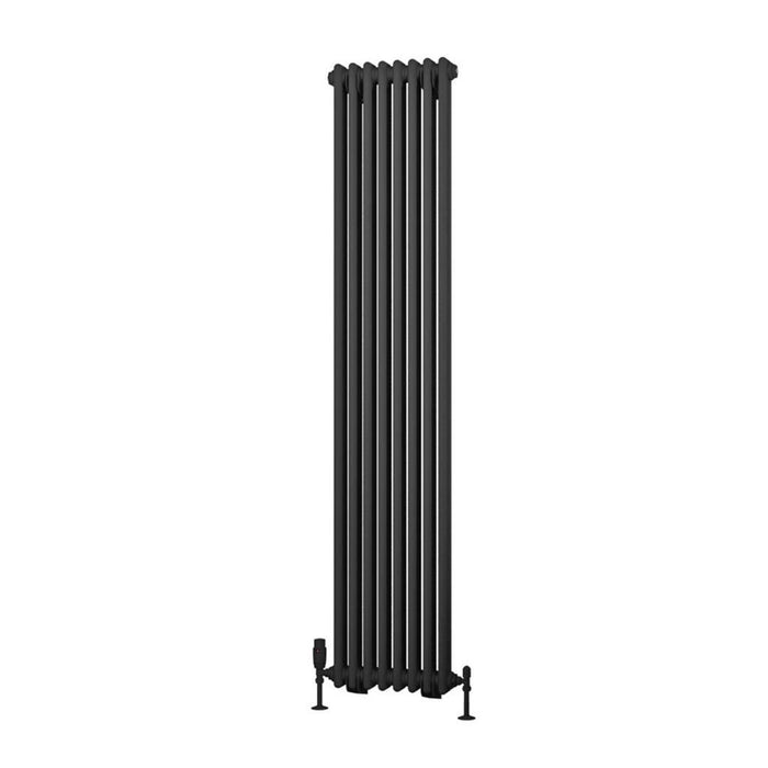 Eastbrook Rivassa 2 Column Vertical Designer Radiator - Matt Anthracite