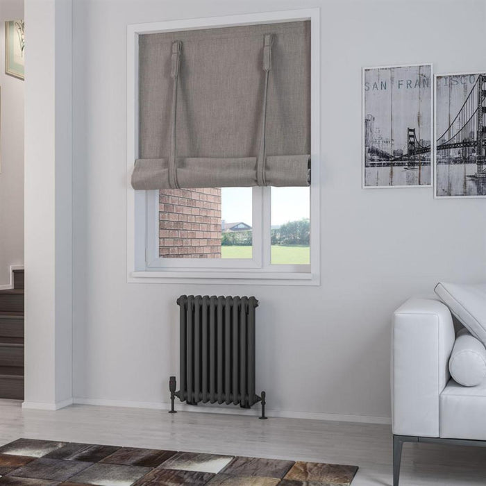 Eastbrook Rivassa 2 Column Vertical Designer Radiator - Matt Anthracite