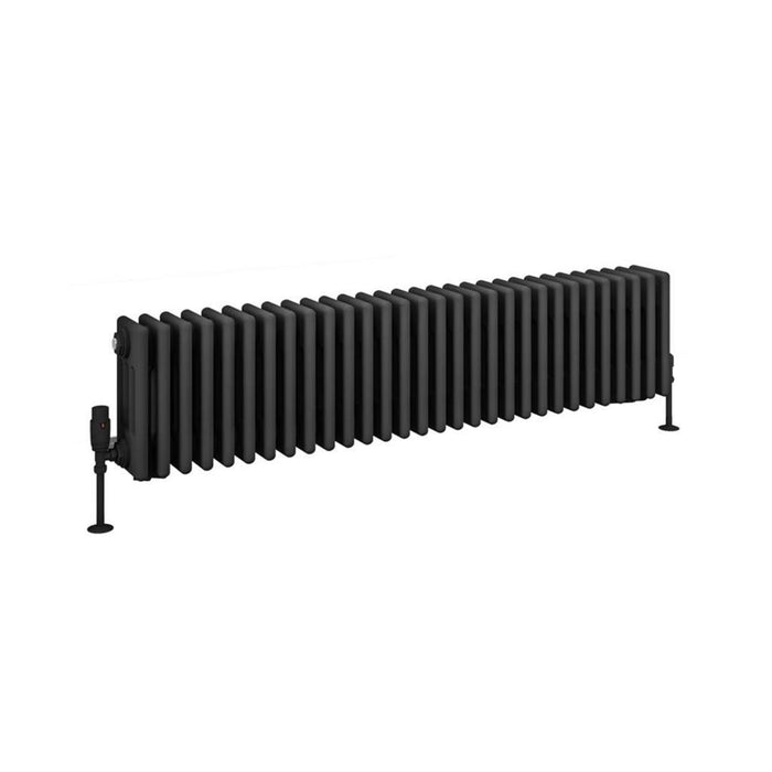 Eastbrook Rivassa 4 Column Horizontal Designer Radiator - Matt Anthracite