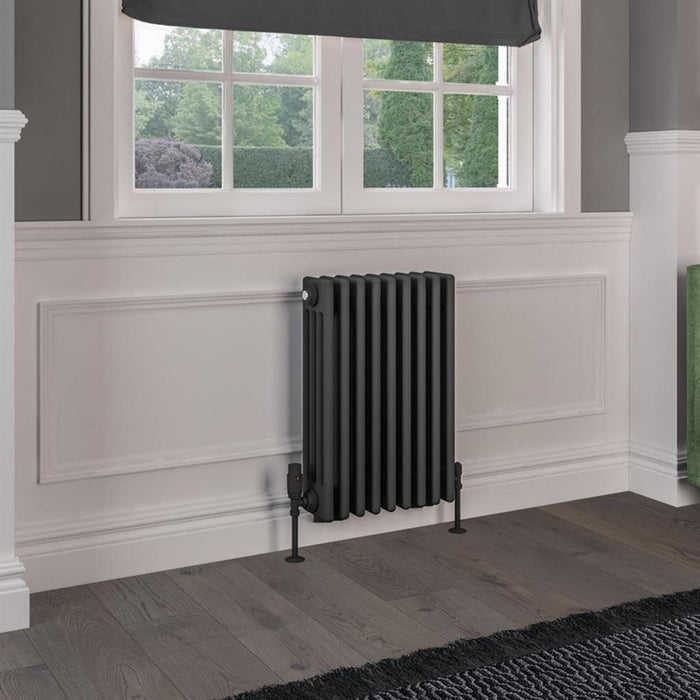 Eastbrook Rivassa 4 Column Horizontal Designer Radiator - Matt Anthracite