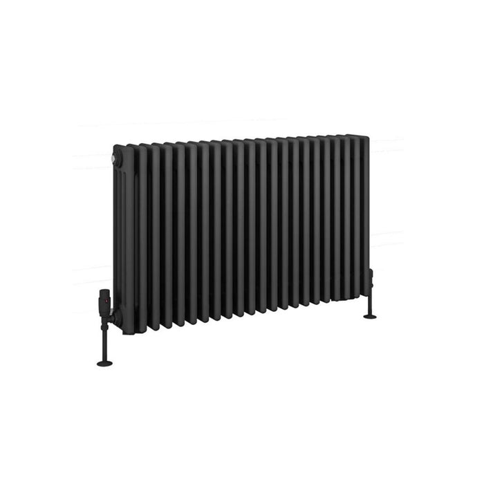 Eastbrook Rivassa 4 Column Horizontal Designer Radiator - Matt Anthracite