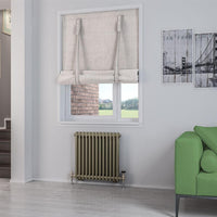 Eastbrook Rivassa 2 Column Horizontal Designer Radiator - Bronze Effect