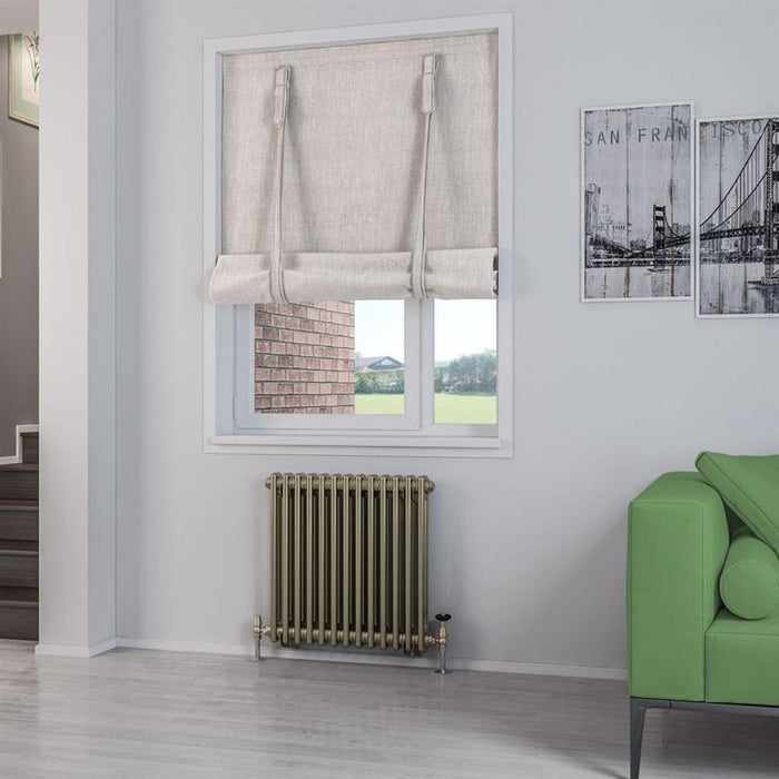 Eastbrook Rivassa 2 Column Horizontal Designer Radiator - Bronze Effect