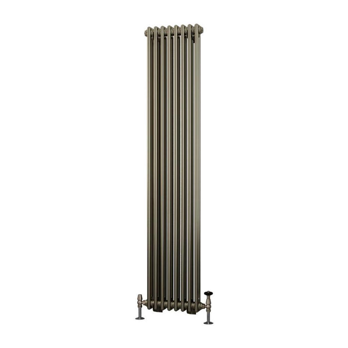 Eastbrook Rivassa 2 Column Vertical Designer Radiator - Bronze Effect