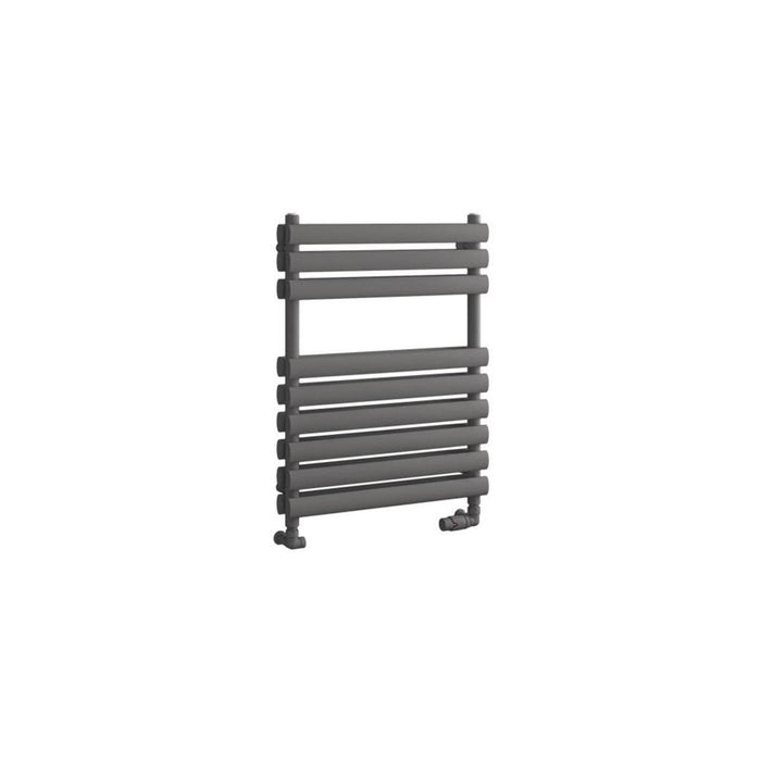 Eastbrook Tunstall Double Vertical Designer Heated Towel Rail - Matt Anthracite