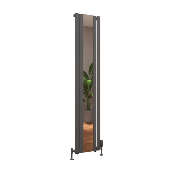 Eastbrook Tunstall Mirror Designer Radiator - Matt Anthracite
