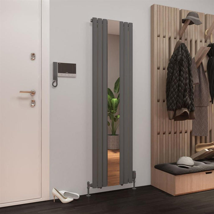 Eastbrook Tunstall Mirror Designer Radiator - Matt Anthracite