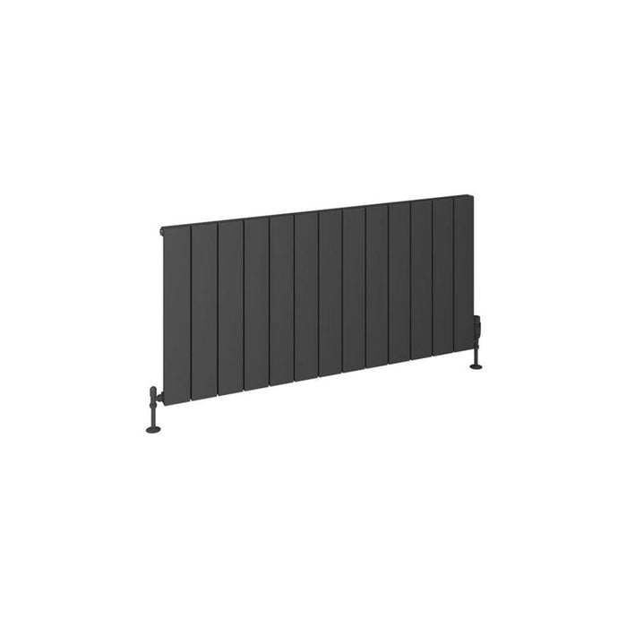Eastbrook Rosano Aluminium Horizontal Designer Radiator - Matt Anthracite