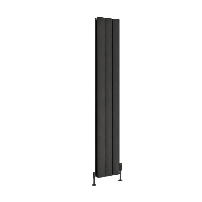 Eastbrook Guardia Aluminium Vertical Designer Radiator - Matt Anthracite