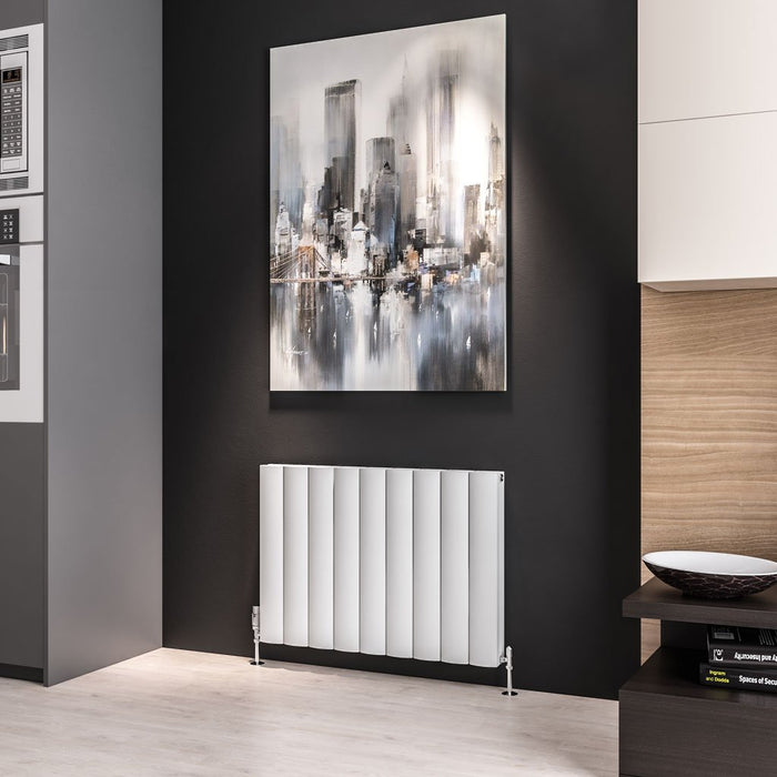 Eastbrook Guardia Aluminium Horizontal Designer Radiator - Matt White