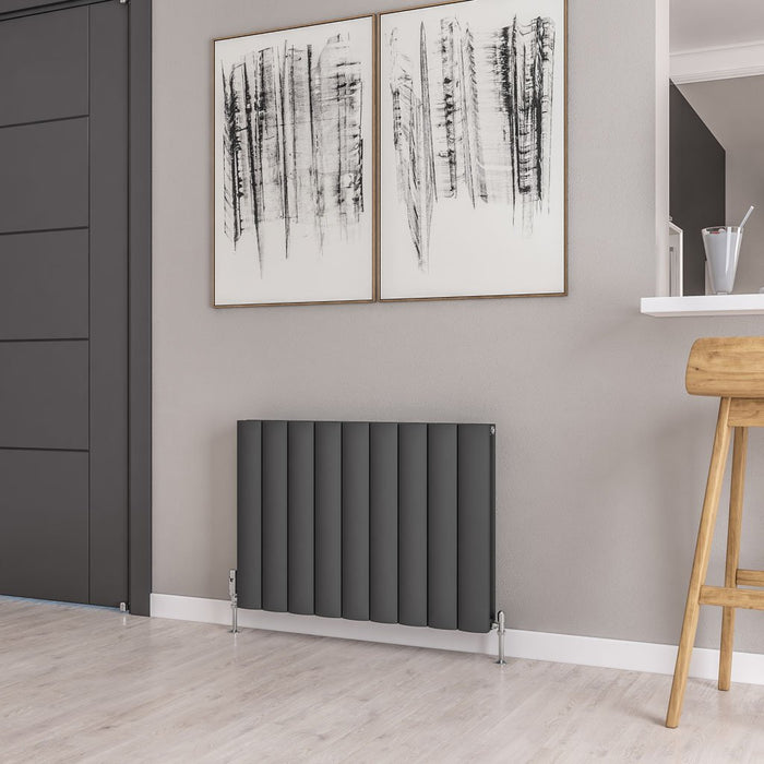 Eastbrook Guardia Aluminium Horizontal Designer Radiator - Matt Anthracite