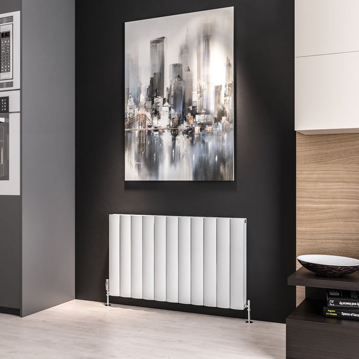 Eastbrook Guardia Aluminium Horizontal Designer Radiator - Matt White