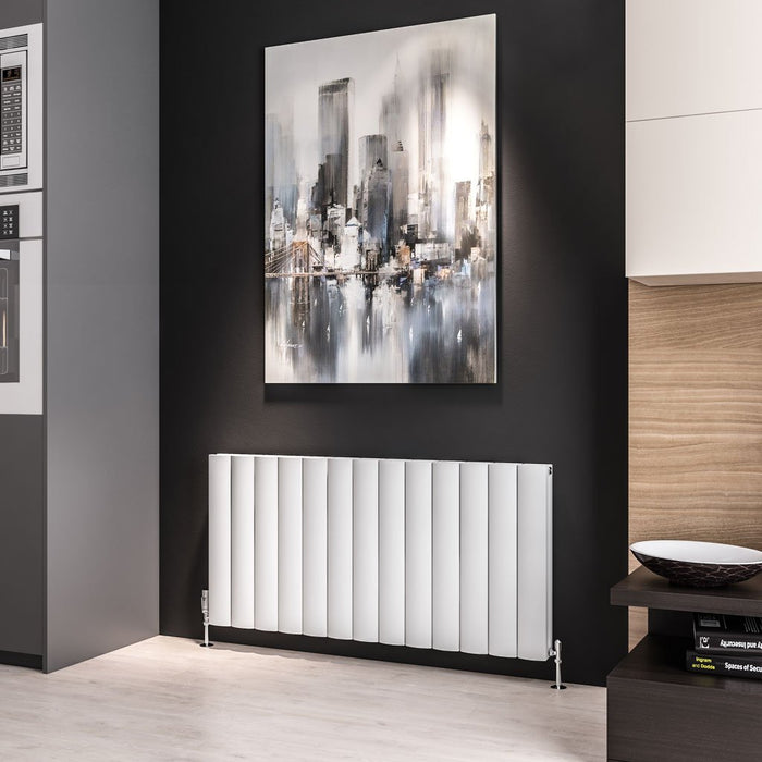 Eastbrook Guardia Aluminium Horizontal Designer Radiator - Matt White