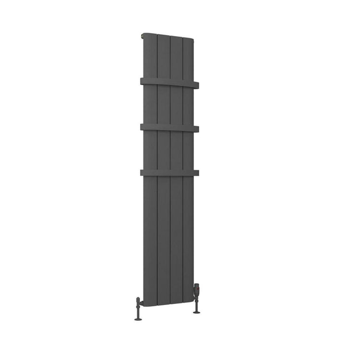Eastbrook Peretti Aluminium Vertical Designer Radiator - Matt Anthracite