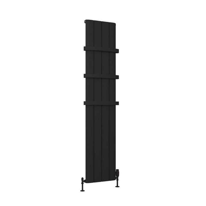 Eastbrook Peretti Aluminium Vertical Designer Radiator - Matt Black