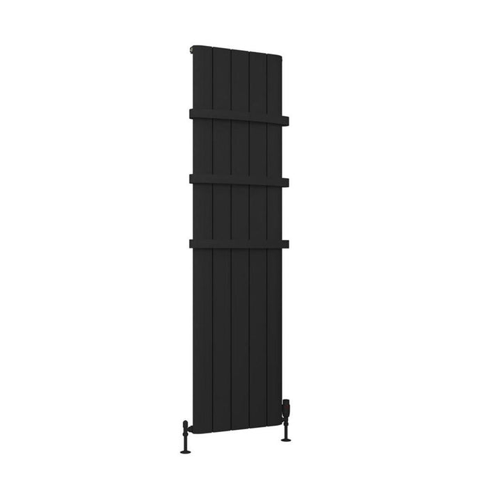 Eastbrook Peretti Aluminium Vertical Designer Radiator - Matt Black