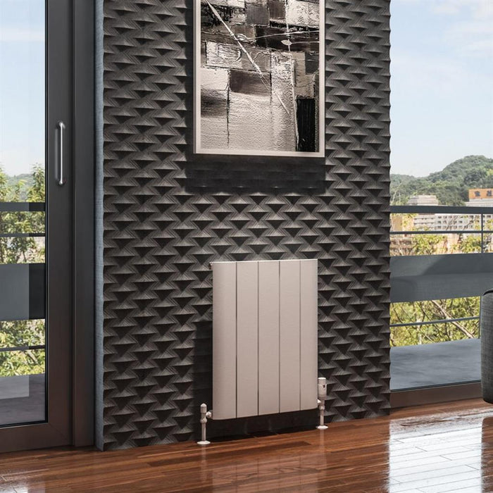 Eastbrook Peretti Aluminium Vertical Designer Radiator - Matt White