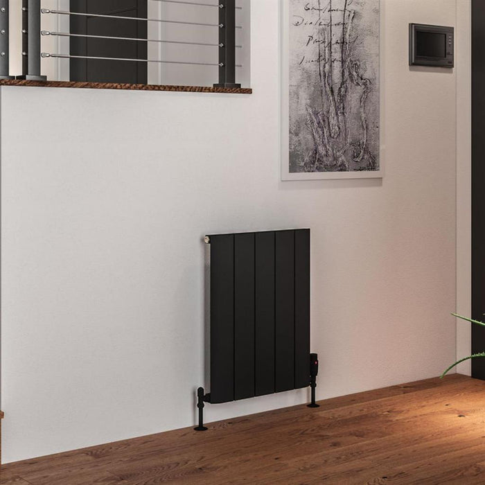 Eastbrook Peretti Aluminium Vertical Designer Radiator - Matt Black